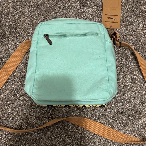 Mint Green and Patterned Crossbody Bag - Picture 5 of 5